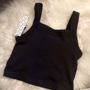 Urban outfitters high neck black tank top